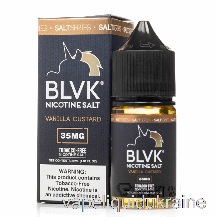 Vape Liquid Ukraine Vanilla Custard SALT - BLVK - 30mL 35mg